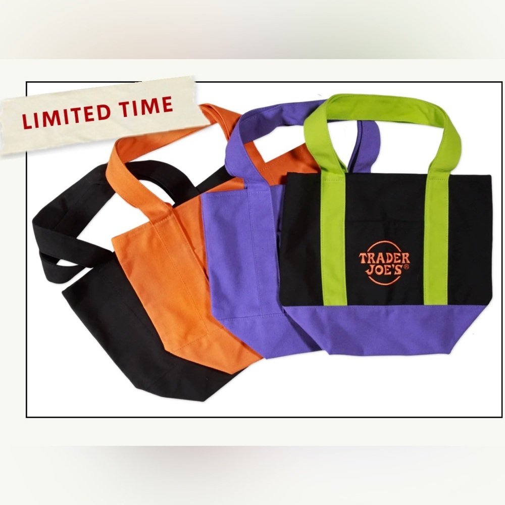 NWT (Set of 4) Trader Joe’s Halloween Mini Canvas… - image 2